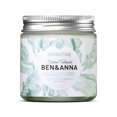Ben amp; Anna Natürliche Zahnpasta für empfindliche Zähne mit Kamille Rucola und Aloe vera Sensitive, 100 ml
