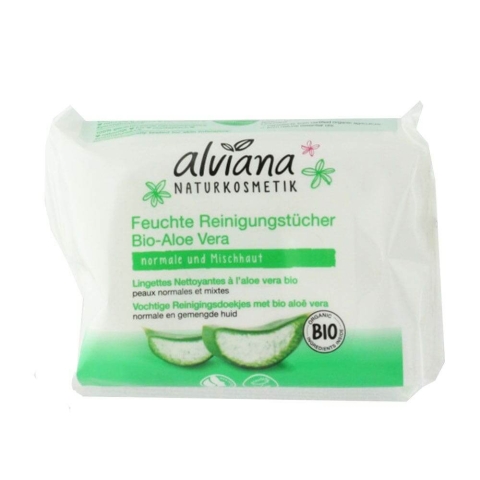 Alviana Bio Aloe Vera Reinigungstücher x25u