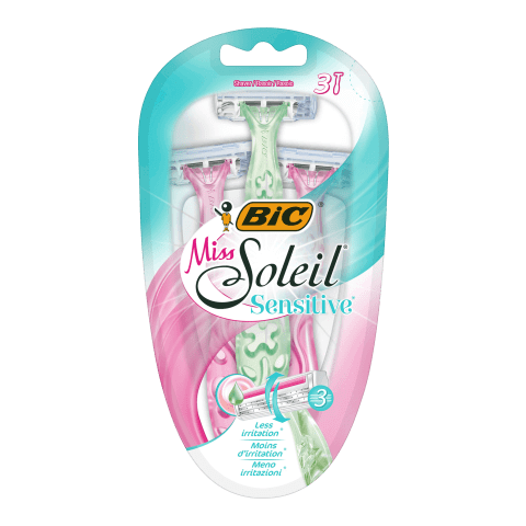 BIC Sensitive Rasierer Miss Soleil, 3 Stück
