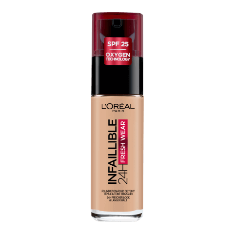 Loreal Paris Infaillible 32H Fresh Wear Foundation 145 Rose Beige, 30 ml