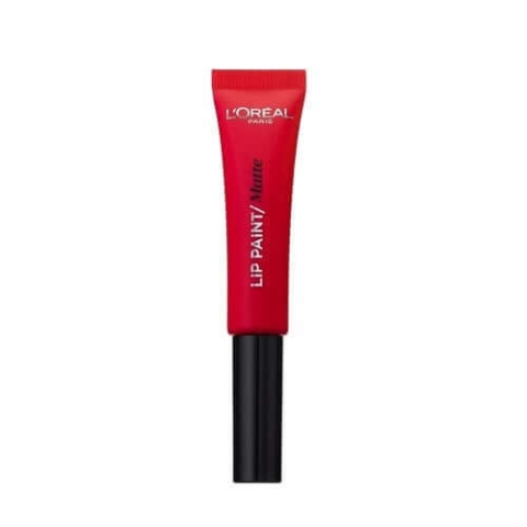 Flüssiger Lippenstift, Loreal, Lip Paint Matte, 204 Red Actually