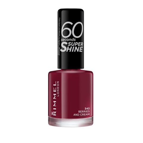 Nagellack 60 Seconds Shine 340 Beeren und Creme, 8 ml, Rimmel London