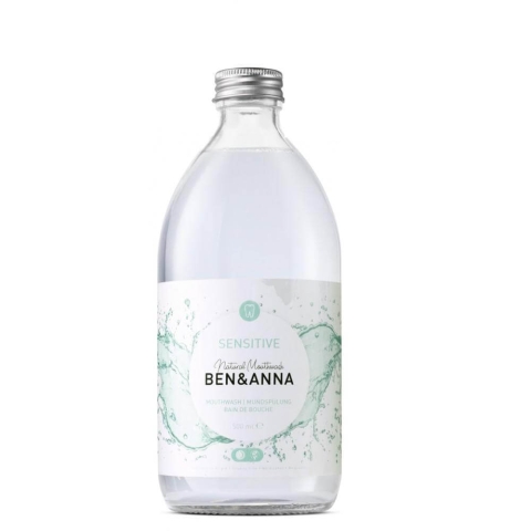 Ben amp;Anna Sensitive natürliches Mundwasser, 500ml