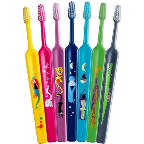 TePe Select Compact ZOO X-soft Zahnbürste für Kinder, Blister 1 Stück