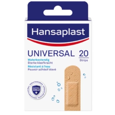 Hansaplast Universal wasserdichtes Pflaster, 20 Stück