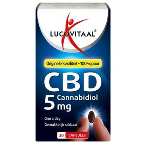 CBD-Kapseln, 5mg, 30 Kapseln, Lucovitaal