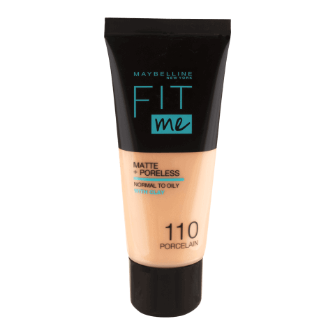 Maybelline New York Fit Me Matte & Poreless Foundation 110 Porzellan, 30 ml