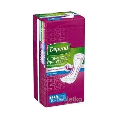 DEPEND EXTRA 1×10 Stück, Inkontinenzeinlagen