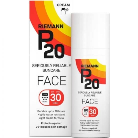 Gesichtscreme mit Sonnenschutz SPF 30, 50 g, Riemann P20