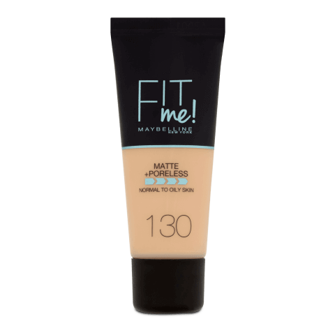 Maybelline New York Fit Me Matte & Poreless Foundation 130 Buff Beige, 30 ml