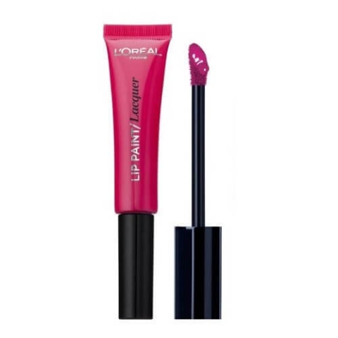 Flüssiger Lippenstift, Loreal, Lip Paint Lacquer, 102 Darling Pink