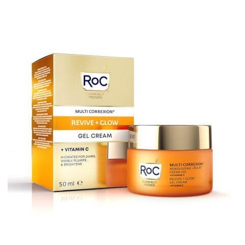 Multi Correxion Revive + Glow Gesichtscreme-Gel mit Vitamin C, 50 ml, Roc