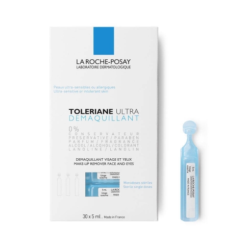 La Roche-Posay Toleriane Make-up-Entferner für Gesicht und Augen 30x5ml Ultra - 150ml