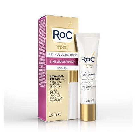 Retinol Correxion Linien glättende Augencreme, 15 ml, Roc