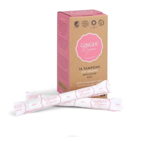 Ingwer Bio-Tampons mit Mini-Applikator, 16 Stück