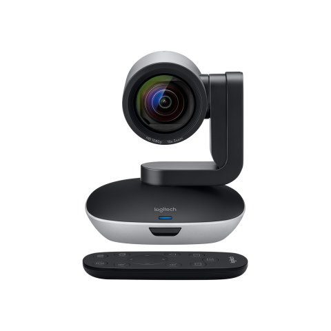 PTZ PRO 2 Videokamera mit HD-1080p-Auflösung und erweiterter Schwenk-, Neige- und Zoom-Funktion - Dunkelgrau