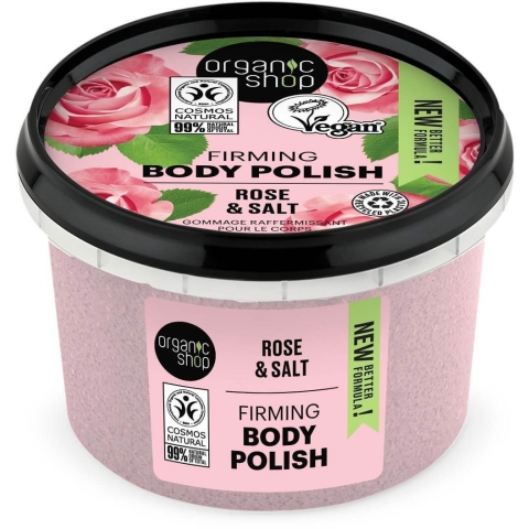 Organic Shop Rose amp; Salz Straffende Körperlotion, 250ml