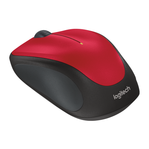 Wireless Mouse M235 Kompakt mit komfortablen seitlichen Grifflächen aus Gummi - Rot