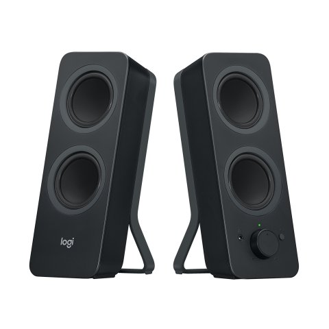 Z207 BLUETOOTH-COMPUTER-LAUTSPRECHER Stereo-Computerlautsprecher mit raumfüllendem Klang und Bluetooth - Schwarz Englisch