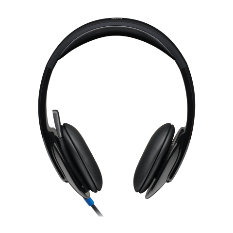 H540 USB Computer Headset Mit HD-Sound und Bedienelementen an der Hörmuschel - Schwarz