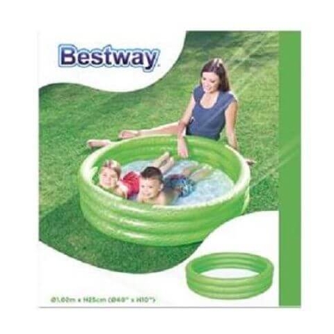 Aufblasbarer Pool mit 3 Ringen, 102x25 cm, 51024, BestWay