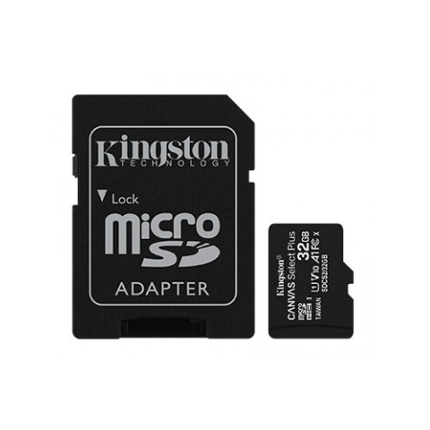 Kingston microSD-Speicherkarte 32GB Canvas Select Plus 100MB/s Adapter