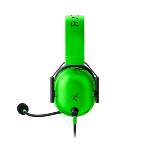 Razer BlackShark V2 X - Multi-platform Wired Esports Headset - TriForce 50mm Drivers - HyperClear Cardioid Mic- Advanced passive noise cancellation- Green