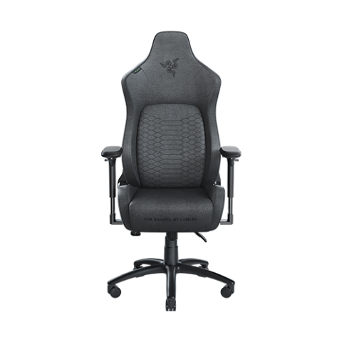 Razer Iskur Gaming Chair with Built-in Ergonomic Lumbar Support System - Multi-Layered Synthetic Leather - High Density Foam Cushions - Dark Gray Fabric - Standard