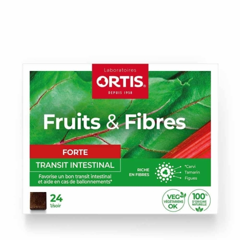 Ortis Obst und Ballaststoffe Forte 24 Würfel