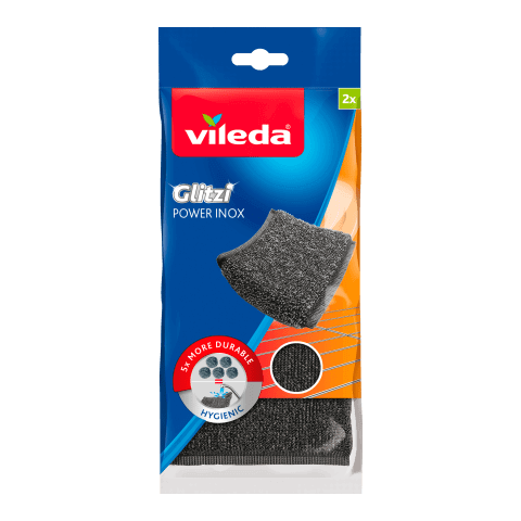 Vileda Edelstahl-Powerschwamm, 2 Stück