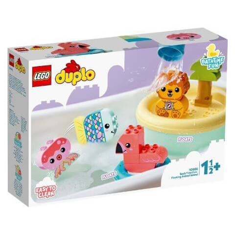 Badespaß Lego Duplo schwimmende Tierinsel, +18 Monate, 10966, Lego