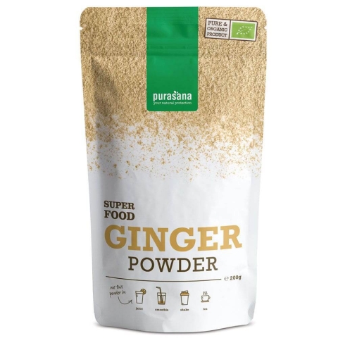 Purasana Super Food Ingwer-Pulver Bio 200g