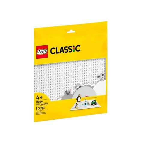 Lego Classic Grundplatte, Weiß, 11026, Lego