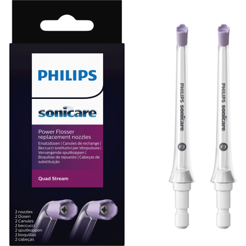 Philips Sonicare Sonicare Power Flosser Munddusche Mundduschen Düsen HX3062/00 2 Stück