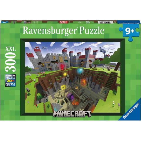 Minecraft-Puzzle, ab 9 Jahren, 300 Teile, Ravensburger