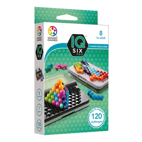Logikspiel 120 Herausforderungen International Edition IQ Six Pro, +8 Jahre, Smart Games