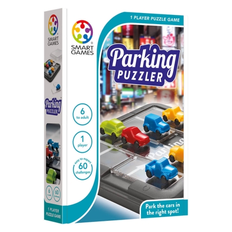 Logikspiel mit 60 Herausforderungen Parking Puzzler, 6 Jahre+, Smart Games