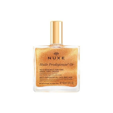 Multifunktionsöl mit Glitzer für Gesicht, Körper und Haare, 50 ml, Nuxe