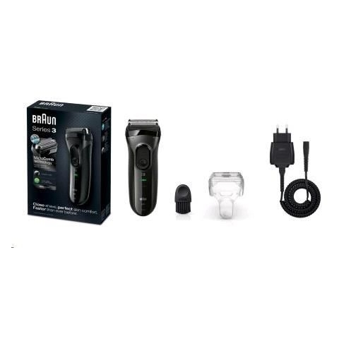 Braun Series 3 3020s Rasierer schwarz