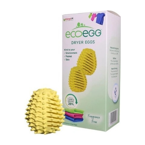 Ecoegg Parfümfreie Wäschetrockner-Eier 1×2 Stück, Wäschetrockner-Eier