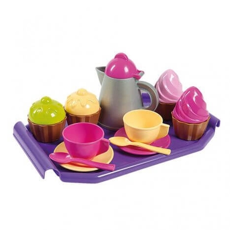 Cupcake-Set mit Tablett, AGI2063, Androni Giocattoli