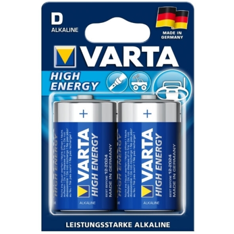 Varta Longlife Power Batterien, 1,5V D, 2 Stück