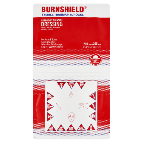 Burnshield, Hydrogel-Verband für Verbrennungen, 20 x 20 cm, 1 Stück