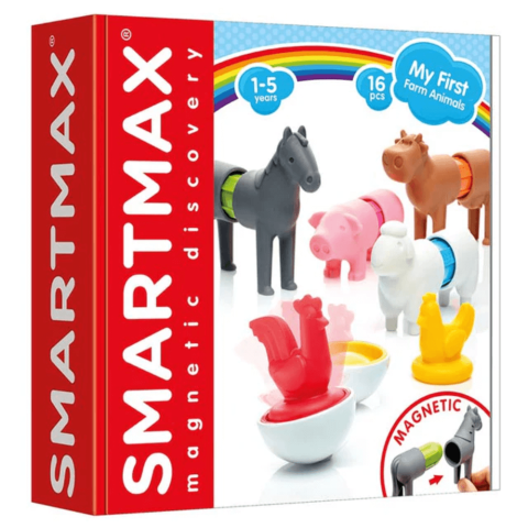 My First Farm Animals Magnetspiel, 16 Teile, Smart Max