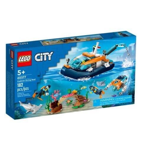 Erkundungstauchboot, +5 Jahre, 60377, Lego City