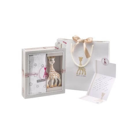 Sophie Giraffe Set und Multifunktionswindel, +0 Monate, Vulli