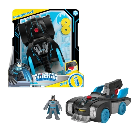 Bat-Tech Batmobile Imaginext DC Super Friends Bat-Tech Batmobile Imaginext DC Super Friends, 3 Jahre+, Fisher Price