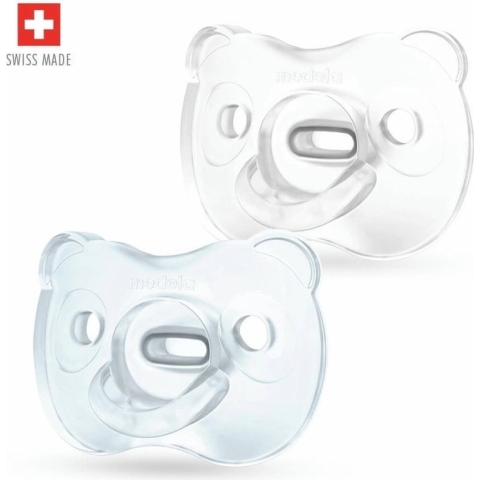 MEDELA SILICON SILICON SOFT Schnuller für Babies Junge 1×2 Stück