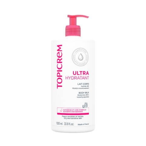Ultra feuchtigkeitsspendende Körpermilch, 1000 ml, Topicrem