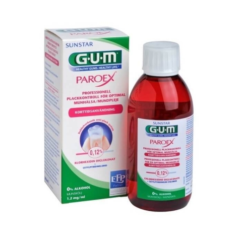 Paroex Short Treatment Mundwasser, 300 ml, Sunstar Gum